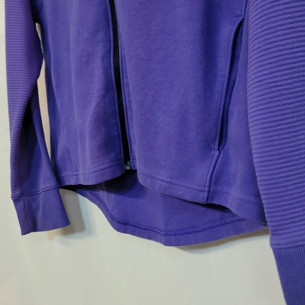 Under Armour Girls Youth MediumPurple Full Zip Hoodie